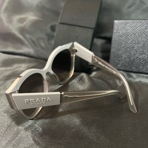 Gray Prada Sunglasses